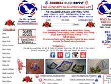 Tablet Screenshot of americanglasssupply.com